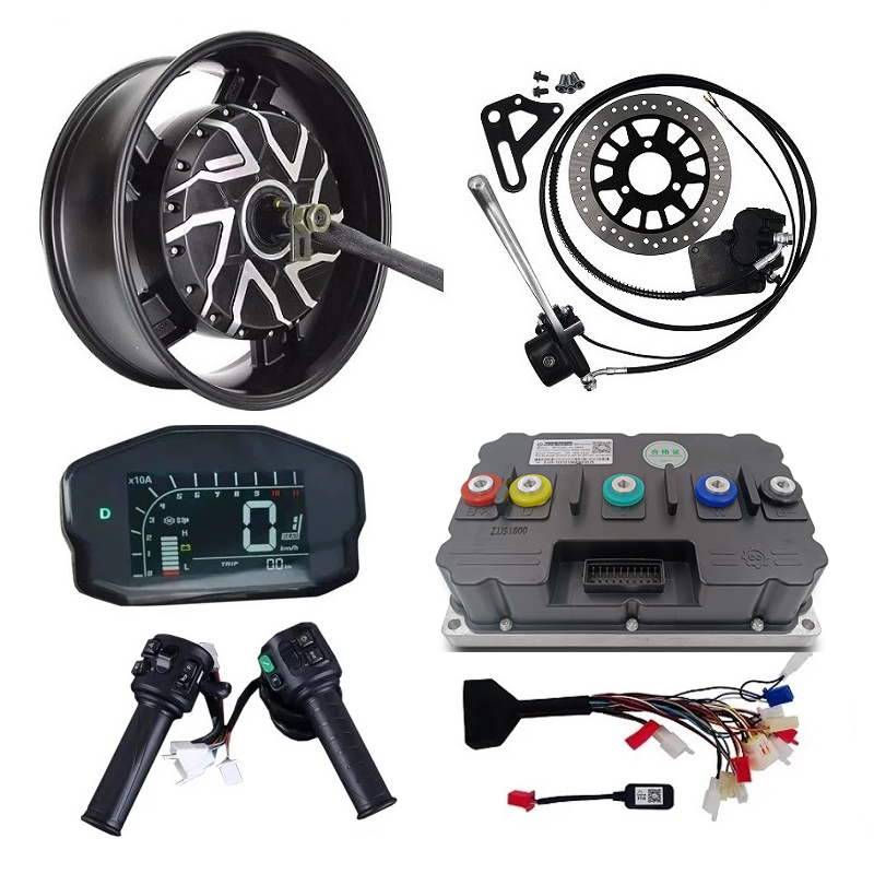 12000W Electric Motorcycle Hub Motor - 전기 오토바이 허브 모터 키트 6.0x17인치