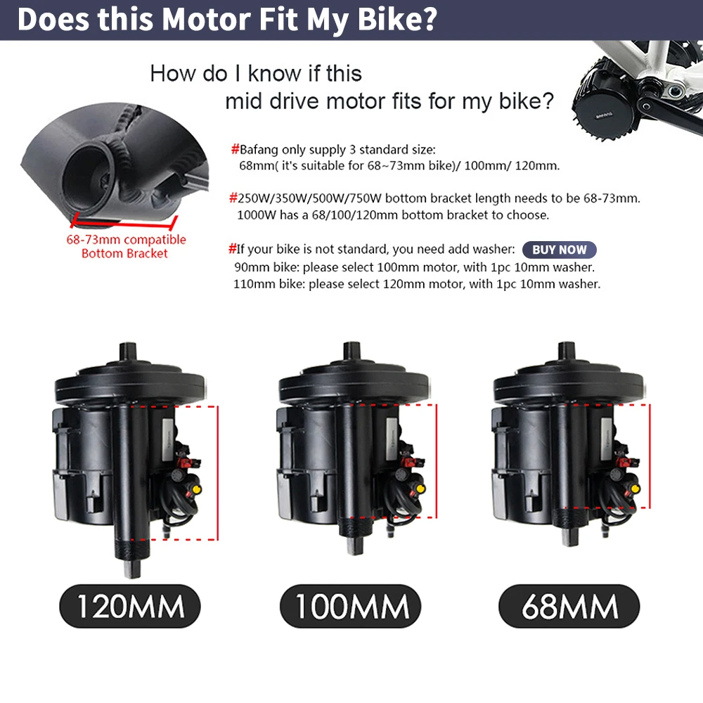 Bafang BBSHD 미드 드라이브 모터 전기 자전거 - Side Hung Mid Drive Motor Kit 리뷰 및 가격